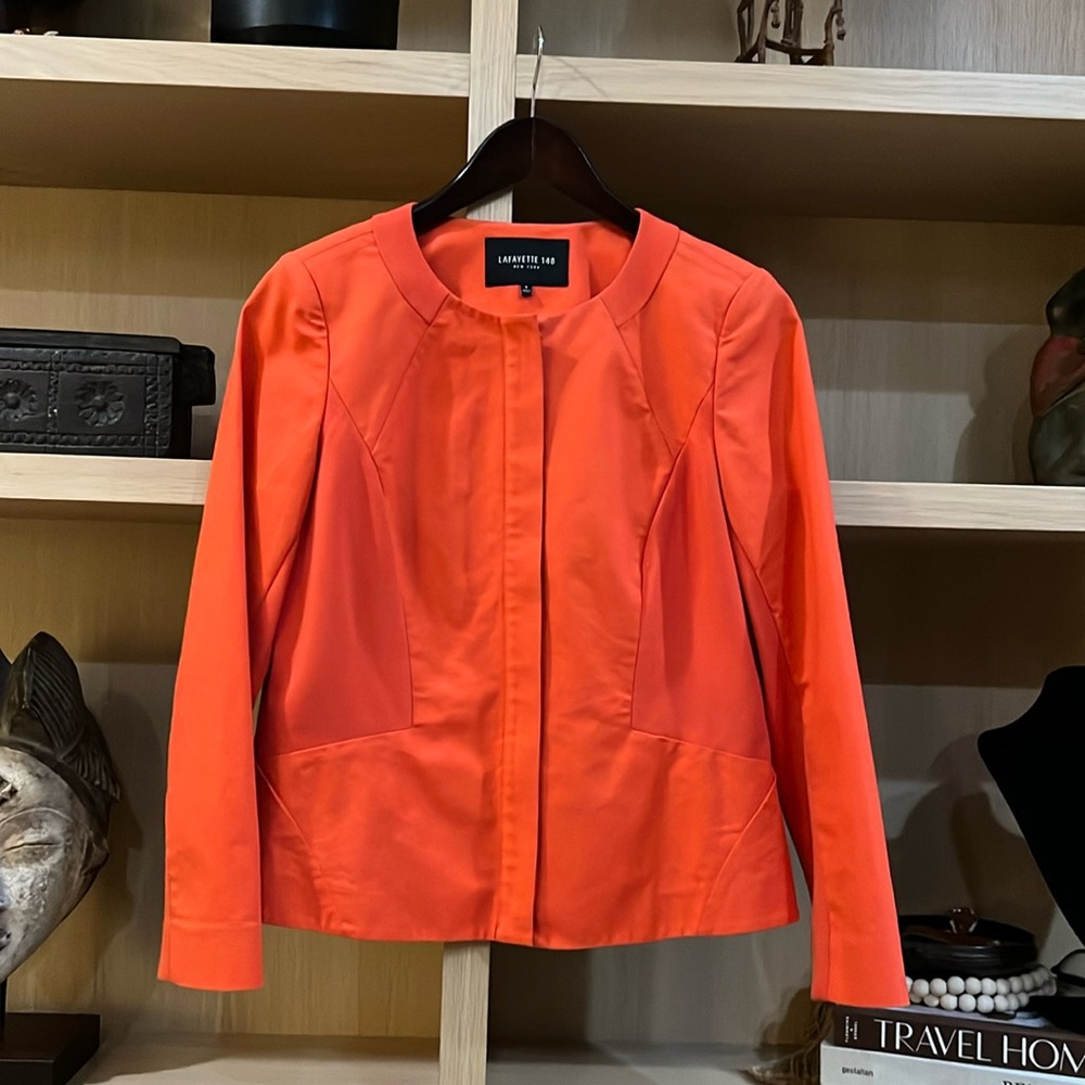 Lafayette 148 Red Dinner Jacket - image 1